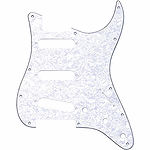 Fender® Standard Stratocaster® Pickguard - White