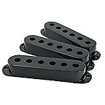 Fender® Black Stratocaster® Pickup Covers - set of 3