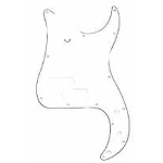 Fender® Standard Precision Bass® Pickguard - Parchment