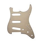 Fender® Standard Stratocaster® Pickguard - Gold - For 3 Single Coil Pickups