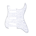 Fender® Standard Stratocaster® Pickguard - White Pearl