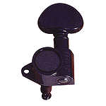 Grover 102BC Tuning Machines Black Chrome 3+3 Rotomatic