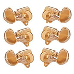 Grover 102G 3+3 Original Rotomatics Machine Heads, Gold