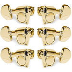 Grover 106G Original 3+3 Self Locking Rotomatics Machine Heads, Gold