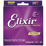 Elixir Acoustic Guitar Strings with Original Polyweb Coating - Resonator Strings