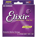 Elixir Acoustic Guitar Strings with original Polyweb Coating - 12 String