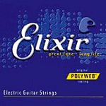 Elixir Electric Guitar Strings with Original Polyweb Coating - Super Light