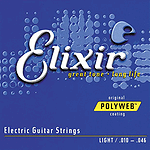 Elixir Electric Guitar Strings with Original Polyweb Coating - Light