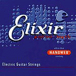 Elixir Electric Guitar Strings with Ultra-Thin Nanoweb Coating - Light Heavy