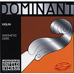 Thomastik Dominant 1/8 Size Violin Strings Set, Wound E String, Ball End
