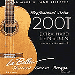 La Bella Series 2000 Classical Nylon Guitar Strings - Extra Hard Tension, 3 Sets