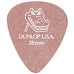 Dunlop Gator Grip Picks - .58mm Red, bag of 72