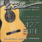 La Bella Classical Nylon Guitar Strings - Clear & Silver, 3 Sets