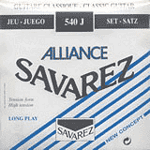 Savarez 540J Alliance Classical Nylon Guitar Strings - High Tension, 3 Sets