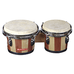 Percussion Plus Tunable Bongos - Natural Finish