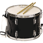 Adam Marching Snare Drum - Black