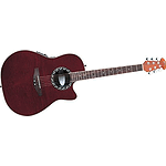 Applause AE128 Super Shallow Acoustic-Electric Guitar Red Figured Mahogany