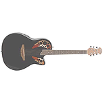 Applause AE148 Super Shallow Acoustic Electric Guitar Black