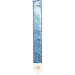 LM Alexis 2" Guitar Strap - Glitter Blue