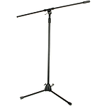 Adam Tripod Microphone Stand with Boom - Black