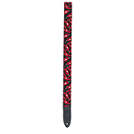 D'Andrea Guitar Strap - Chili Peppers
