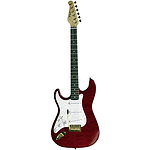 Arbor Left-handed Electric Guitar - Red Quilted Maple