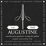 Augustine Classical Nylon Guitar Strings - Black/Gold, 3 Sets
