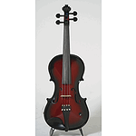 Barcus-Berry Vibrato-AE Series Electric Violin - Red-Berry Burst