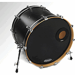 Evans EMAD Black Resonant Bass Drum Head - 22"
