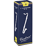 Vandoren Traditional Bass Clarinet Reeds (thickness: 3) - box of 5