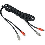 Hosa RCA-RCA Dual Audio Cables, 3meters (9.9')