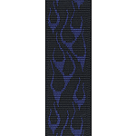 Dunlop Flambe Guitar Strap - Blue