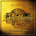 Dean Markley Vintage Bronze Acoustic Guitar Strings - Custom Light, 3 Sets