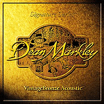Dean Markley Vintage Bronze Acoustic Guitar Strings - Extra Light, 3 Sets