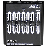 MBT Lighting DMX6 DMX Lighting Controller - 6-channel
