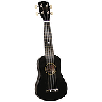 Diamond Head Soprano Ukulele - Black