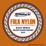 D'Addario EJ32 Classic Folk Nylon Guitar Strings - Normal Tension - 3 Sets