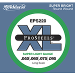 D'Addario EPS220  Pro Steel Bass Guitar Strings - Extra Super Light