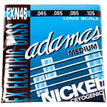 Adamas Nickel Cryogenic Bass Guitar Strings - Medium, 1 set