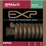 D'Addario EXP23 Phosphor Bronze Baritone Acoustic Guitar Strings - Medium Gauge - 3 Sets