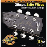Gibson Brite Wires Electric Guitar Strings - Light - Box of 12 sets
