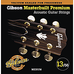 Gibson Masterbuilt Premium Acoustic Guitar Strings - Medium, 3 Sets