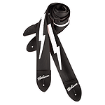 Gibson 2" Lightning Bolt Guitar Strap - Black