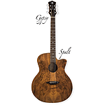 Luna Gypsy Spalt Acoustic Guitar