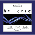 D'addario Helicore Hybrid 3/4 Size Double Bass Strings 3/4 Size Set