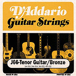 D'Addario J66 Tenor Guitar Strings - 3 Sets