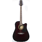 JB Player JBEA25 Acoustic Electric Guitar - Walnut Finish