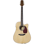 JB Player JBEA85 Acoustic Electric Guitar - Natural Finish