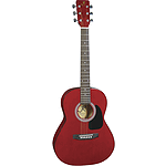 J. Reynolds 36" 3/4-size Acoustic Guitar - Transparent Red