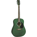 J. Reynolds 65 Dreadnought Guitar - Transparent Green